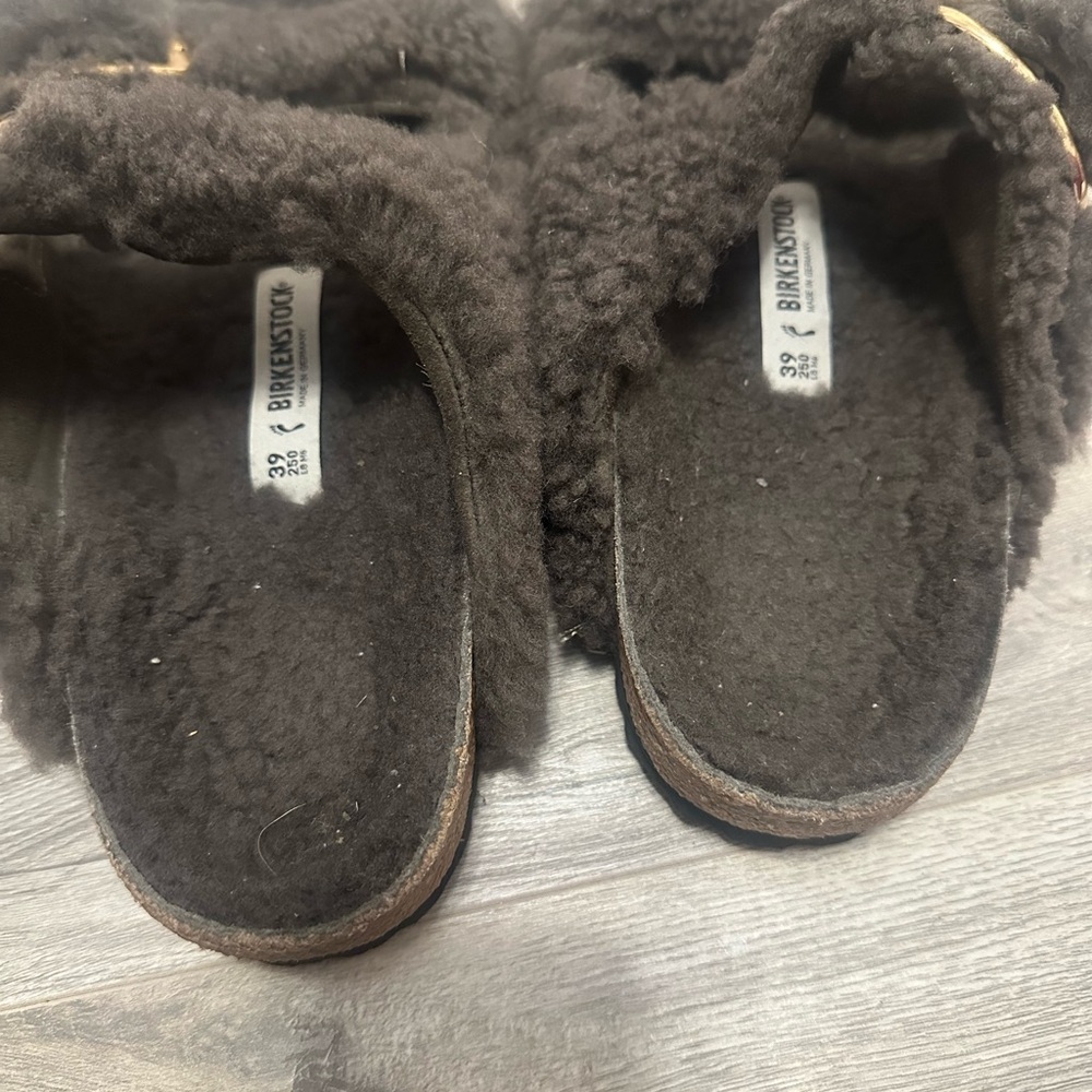 Birkenstock Big Buckle Sherling Sandals - Picture 4 of 6